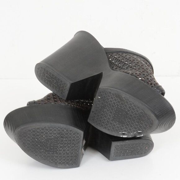 Carlos Rossetti Platform Slide Wedge Chunky Heels Women's Size 8.5 - Picture 9 of 11